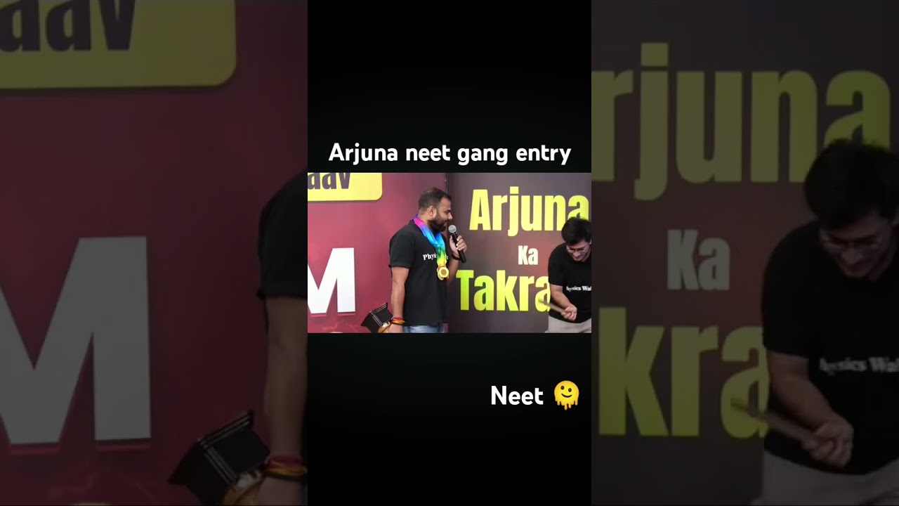 Arjuna neet gang entry 🛂#shorts#neet#physicswallah#sampatimam#vipinsir#arjuna#mrsir