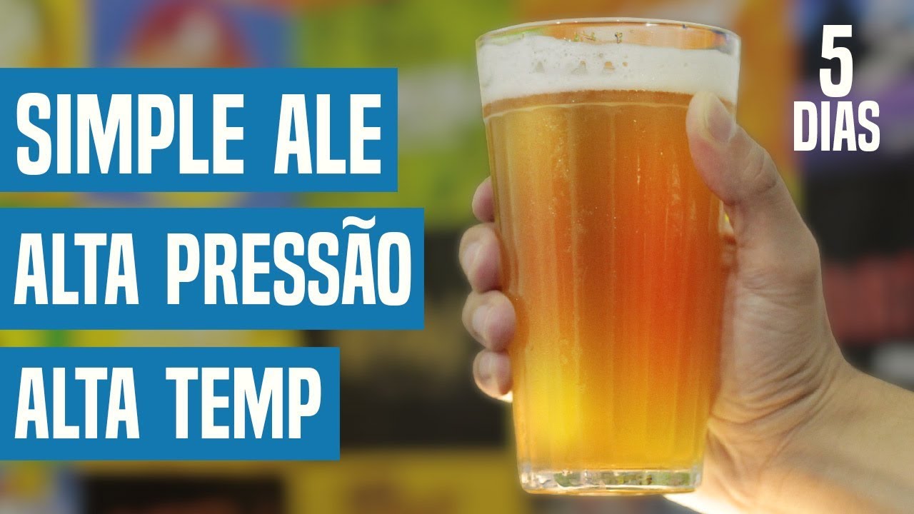 Cerveja em 5 dias? Fermentação Ale sob Pressão