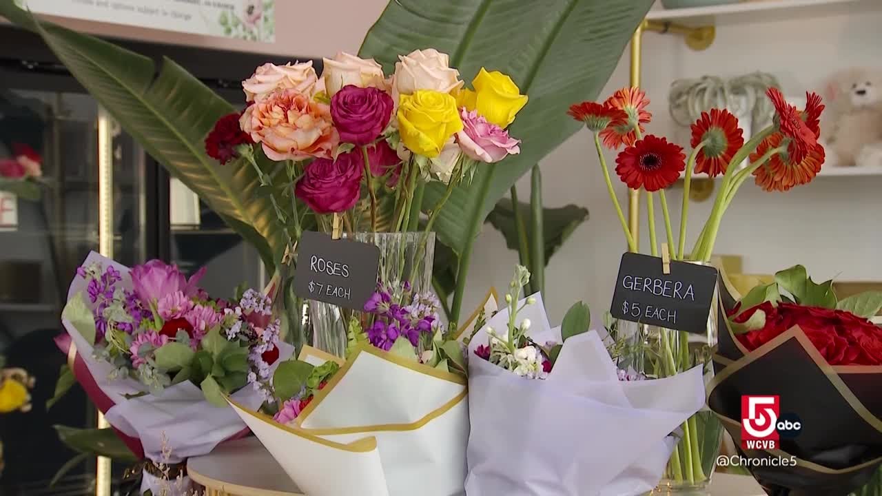 Signs of spring bloom inside Boston Flower Company