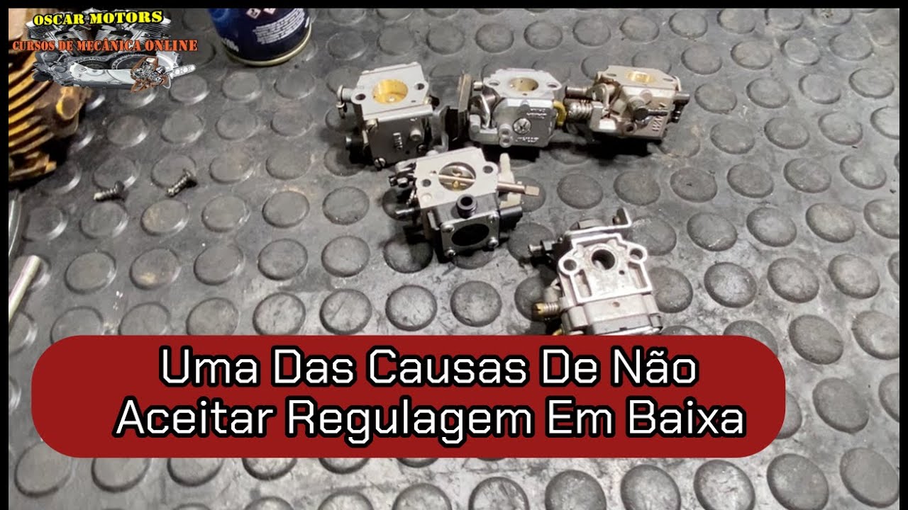 Roçadeira, Motosserra, Soprador Porque As Vezes Não Aceitam Regulagem