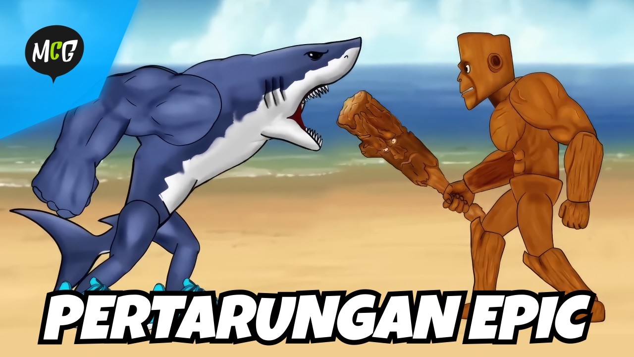 Pertarungan Epic Tralalero Tralala VS Tung Tung Tung Sahur!