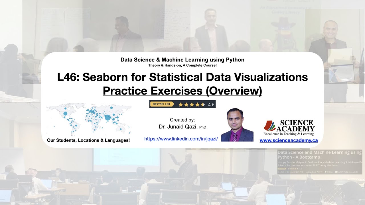Lecture_46: Seaborn: Statistical Data Visualizations - Practice Exercises  Overview