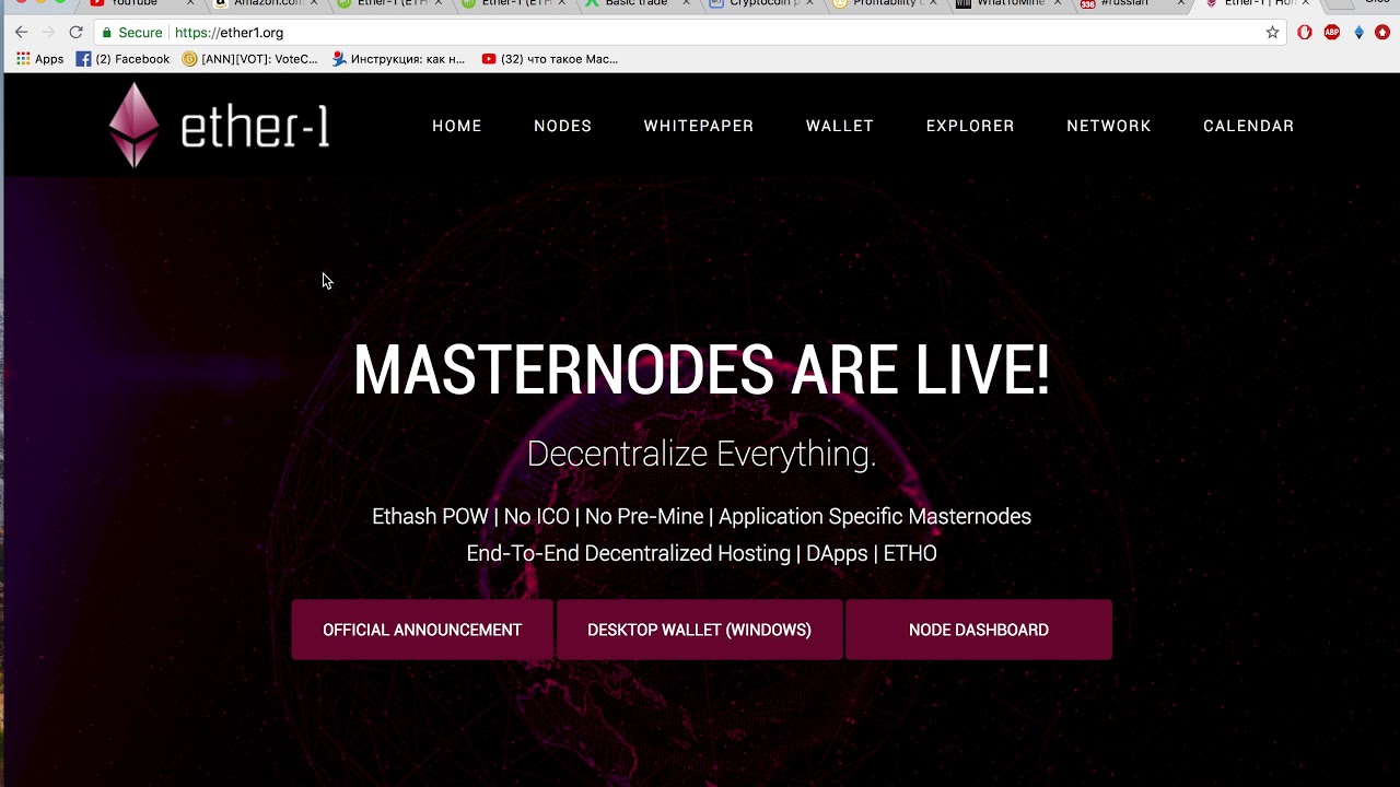 Why the Masternodes ether 1 is more profitable for a Mine with Nvidia 1080TI. Masternode vs mining.