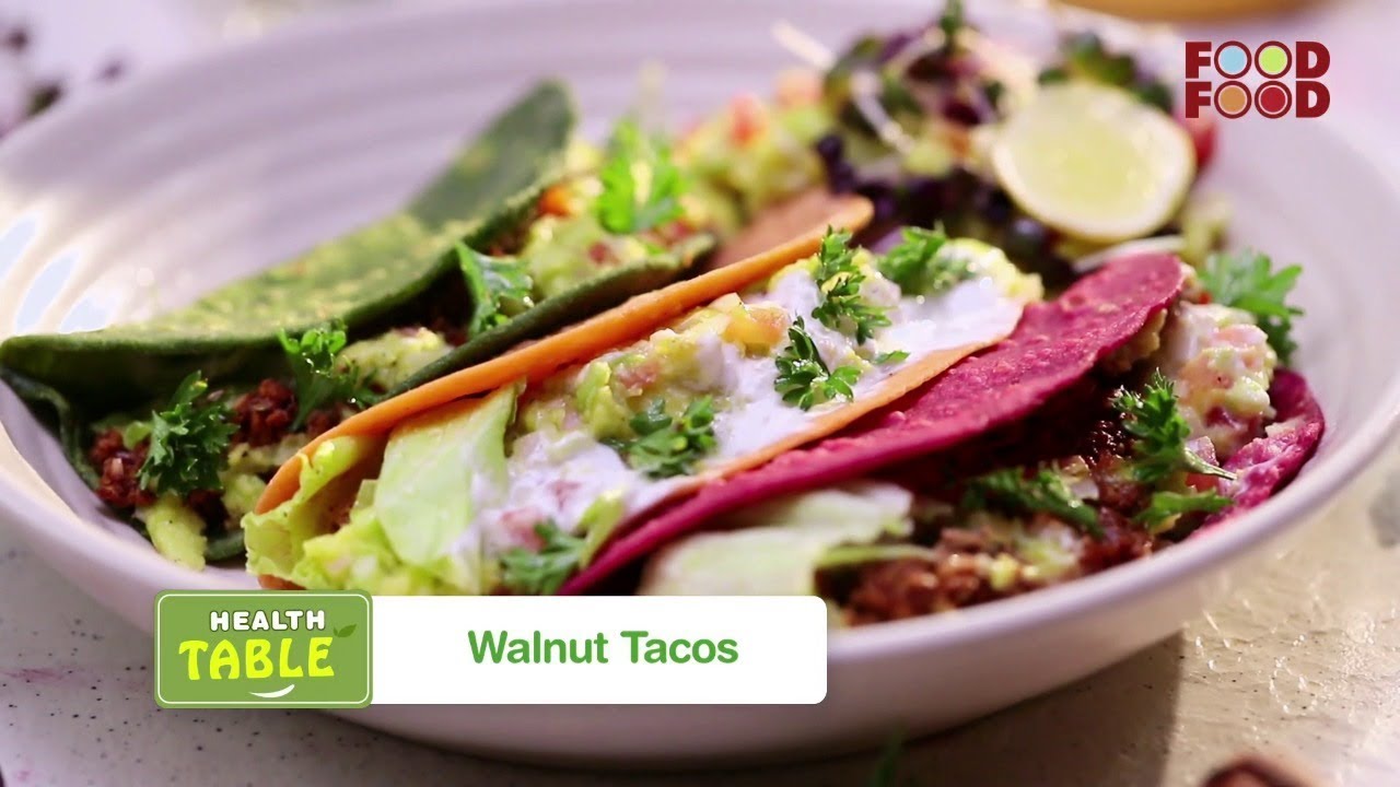 Walnut Tacos |वॉलनट टाकोस | Quick & Easy Vegan Tacos | Homemade Tacos Recipe |Mexican Food |FoodFood