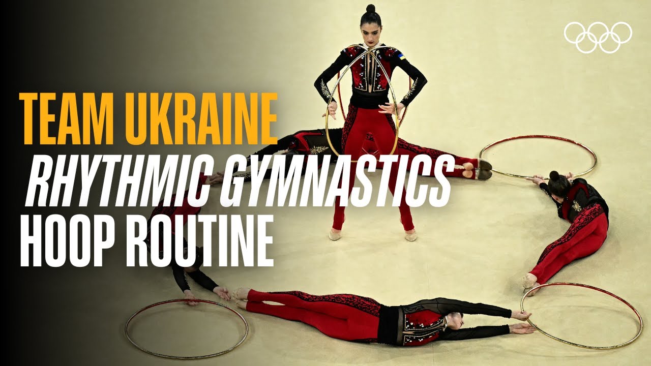 Ukraine's Rhythmic Gymnastics Hoop Routine | Music Monday |  #Paris2024