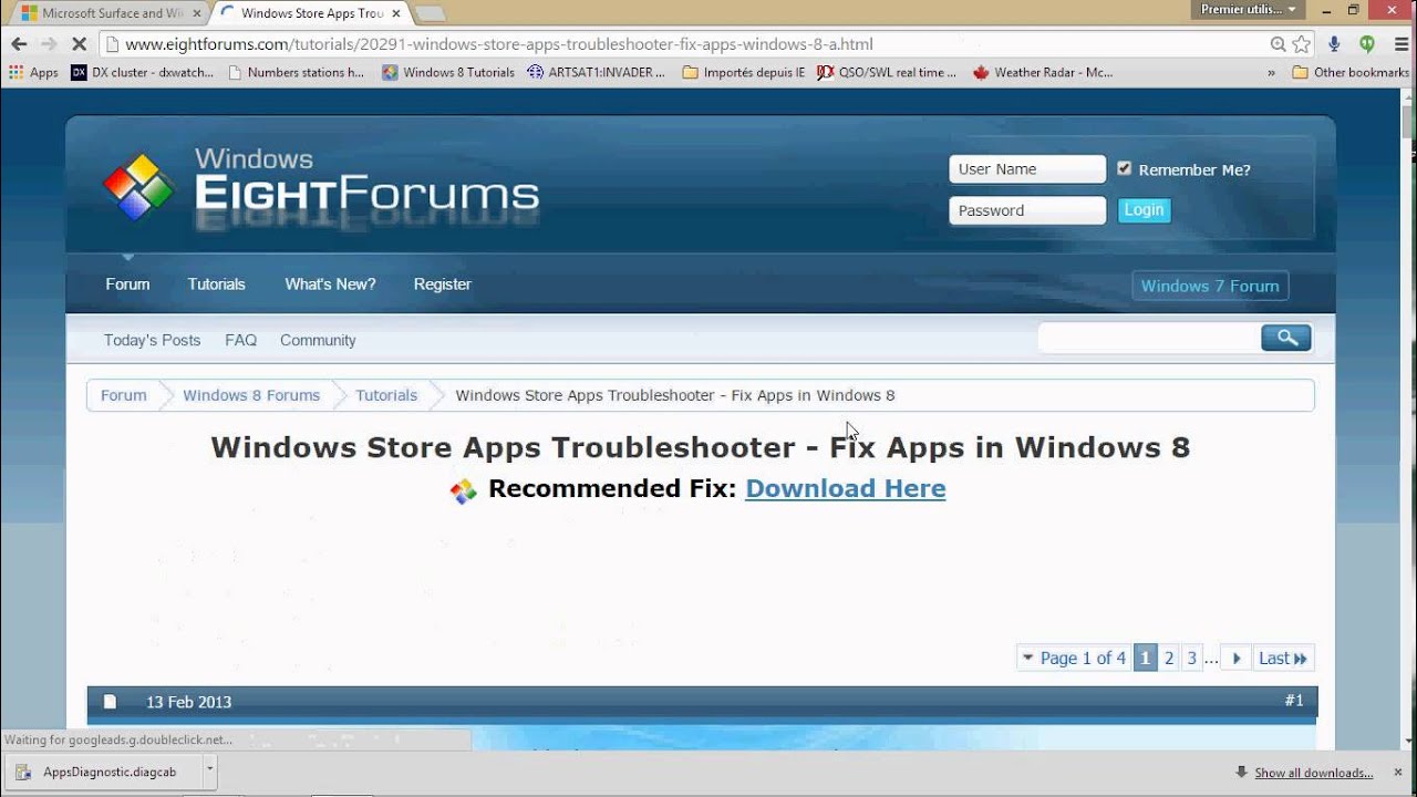 Windows 8.1. Как исправить проблемы с Microsoft App Store с помощью средства устранения неполадок...