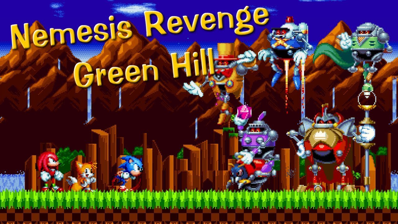 Sonic Mania : Nemesis Revenge ! #1 Green Hill Zone. (Sprite animation)
