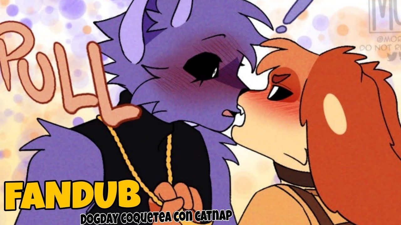 Dogday coquetea con Catnap 💜🧡 Comic: Poppy Playtime Chapter 3 [Fandub Español Latino] #catnap