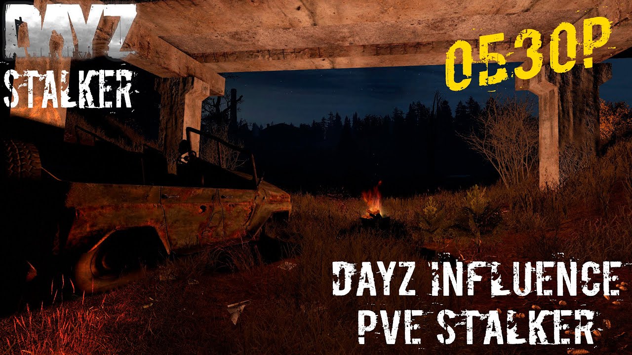 Обзор ☢️ DayZ | INFLUENCE | PvE STALKER