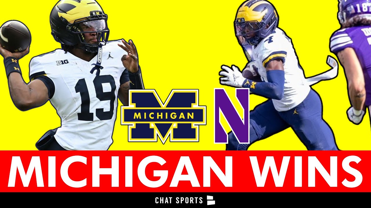 Michigan Football WINS! Dominic Zvada FG Helps Michigan Overcome DISASTEROUS 4th Q vs. Northwestern