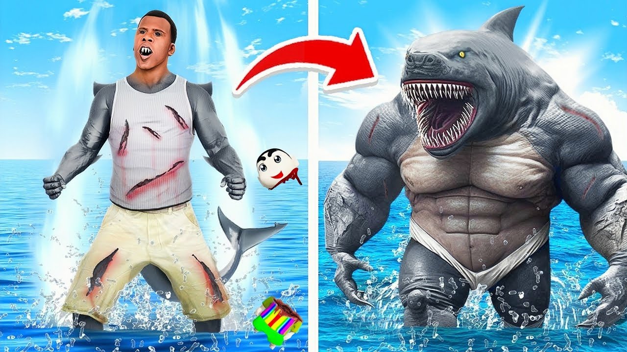 Franklin became the killer shark