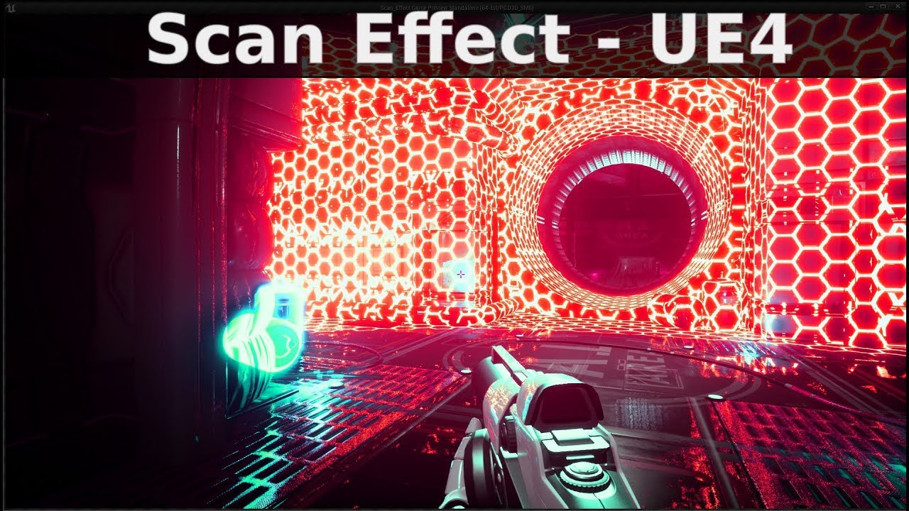 How To Make a Futuristic World Scanning System in Unreal Engine - PostProcess