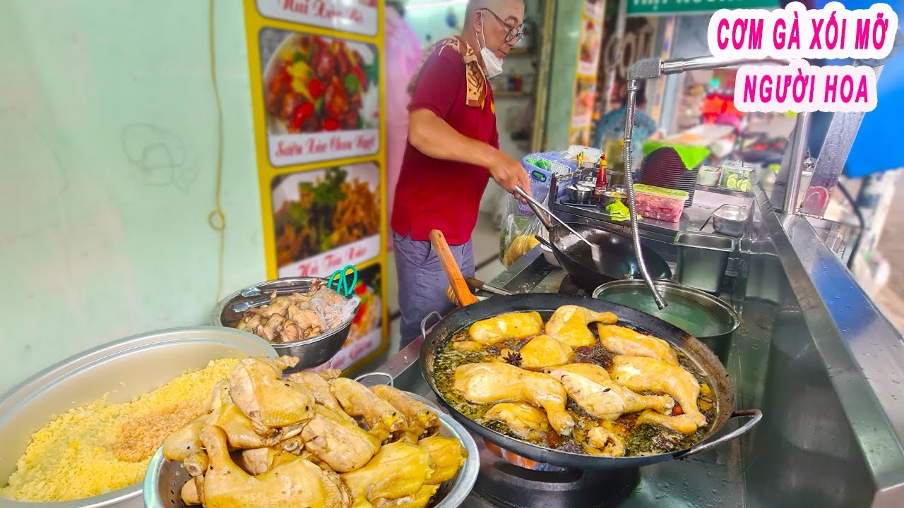 Bí quyết làm Cơm Gà Xối Mỡ cực ngon | 3 quán chuẩn vị Người Hoa ở Sài Gòn