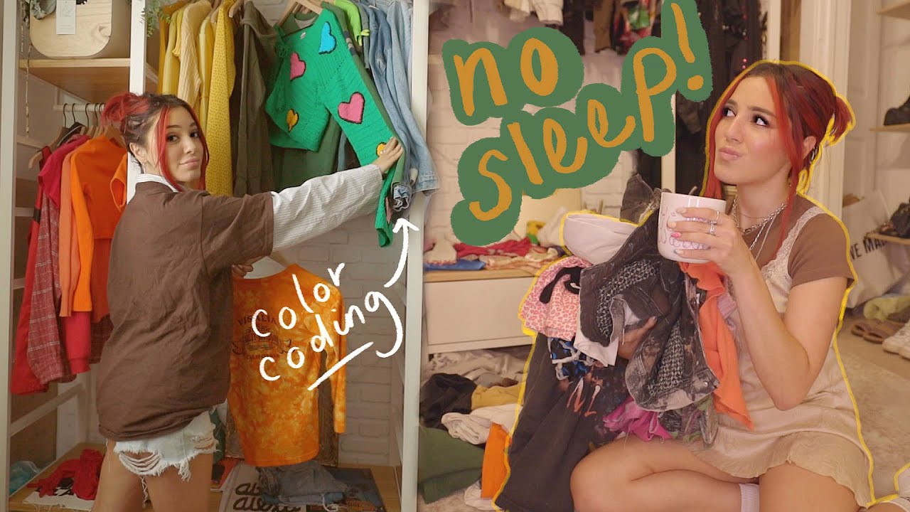PULLING AN ALL-NIGHTER ~cleaning out my closet~