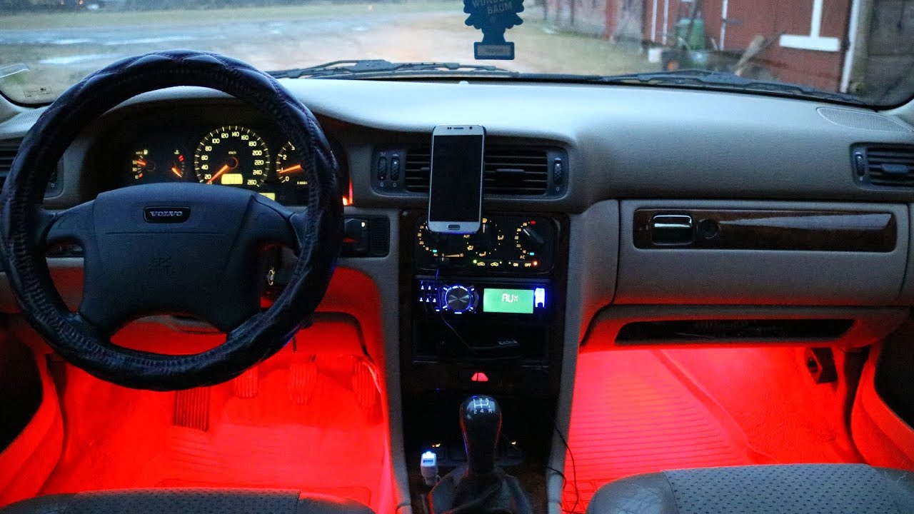 INSTALLERAR RGB-LED I BILEN! [PIMPAR VOLVON #2]