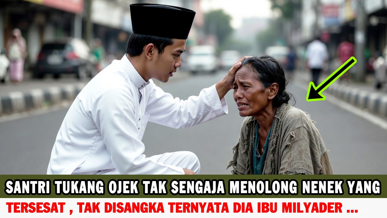 Viral !! Dikira Bakal Rugi Setelah Menolong Nenek Terlantar Santri Ini Justru Dapat Rezeki Besar ..