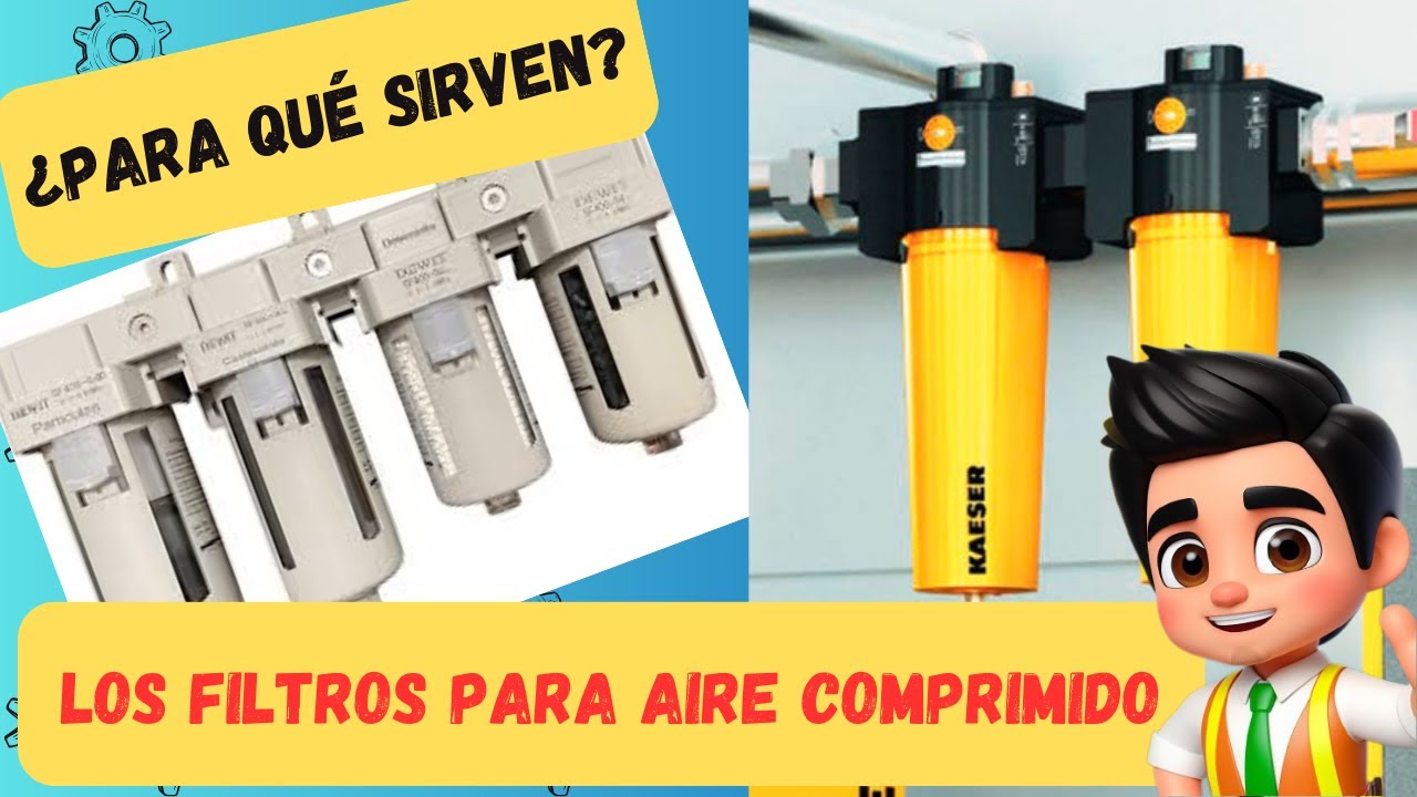 ¿Para qué sirven los filtros de aire comprimido?