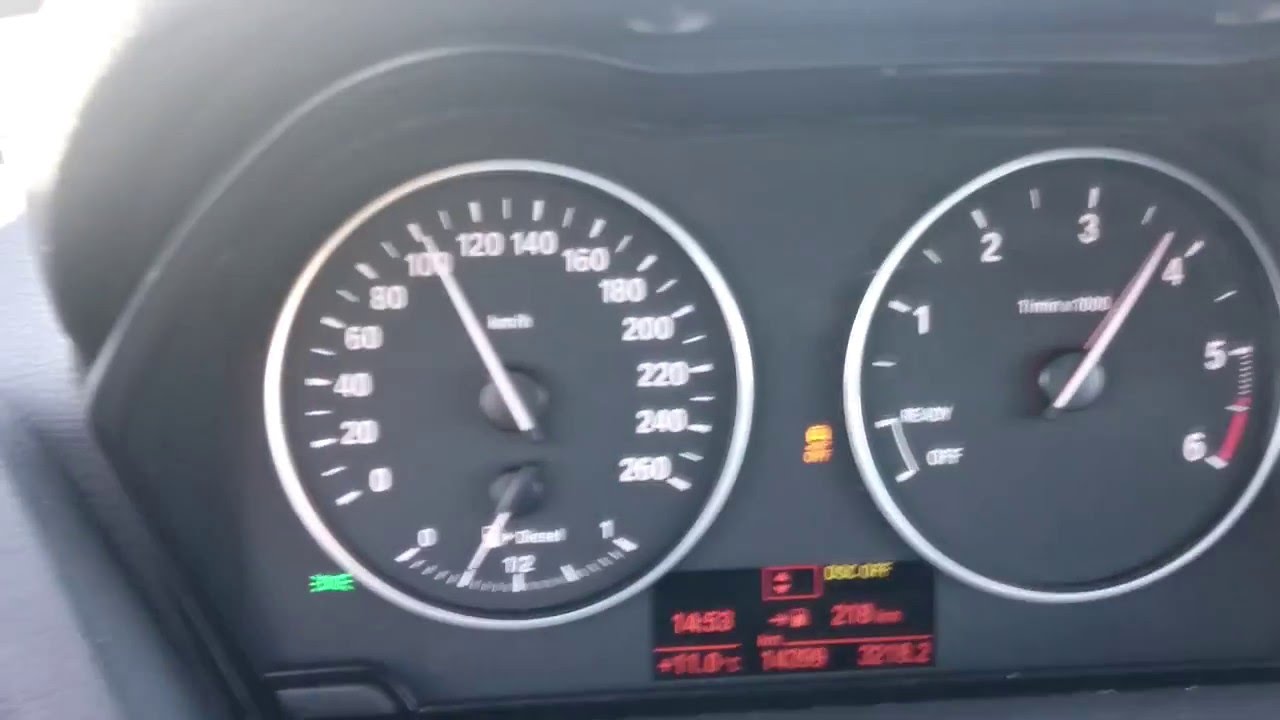 BMW F20 114d 0-100km/h (1080p)