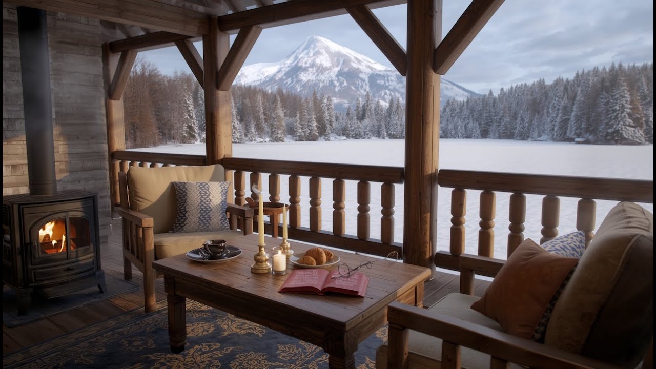 Morning ☕ Slow Snow & Smooth Jazz Music for Deep Work, Study & Focus
