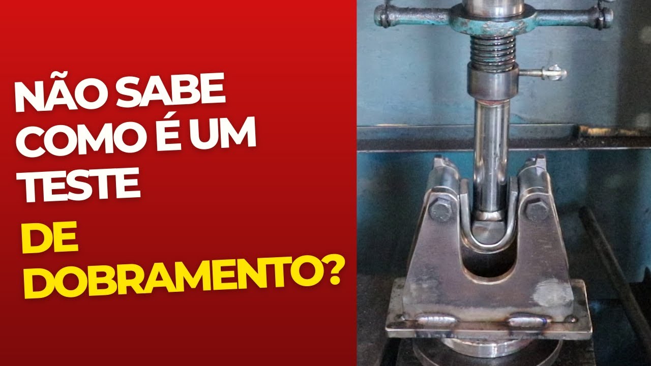 Fiz um teste de solda será que eu passo no teste de dobramento?