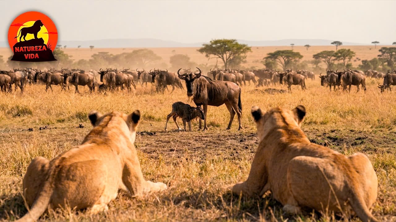 PREDADORES E FILHOTES | A Batalha Implacável da Savana #animaisselvagens | Natureza Vida