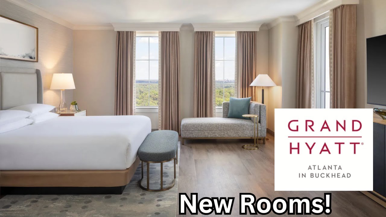 The NEWLY Renovated Rooms at Grand Hyatt Atlanta Buckhead