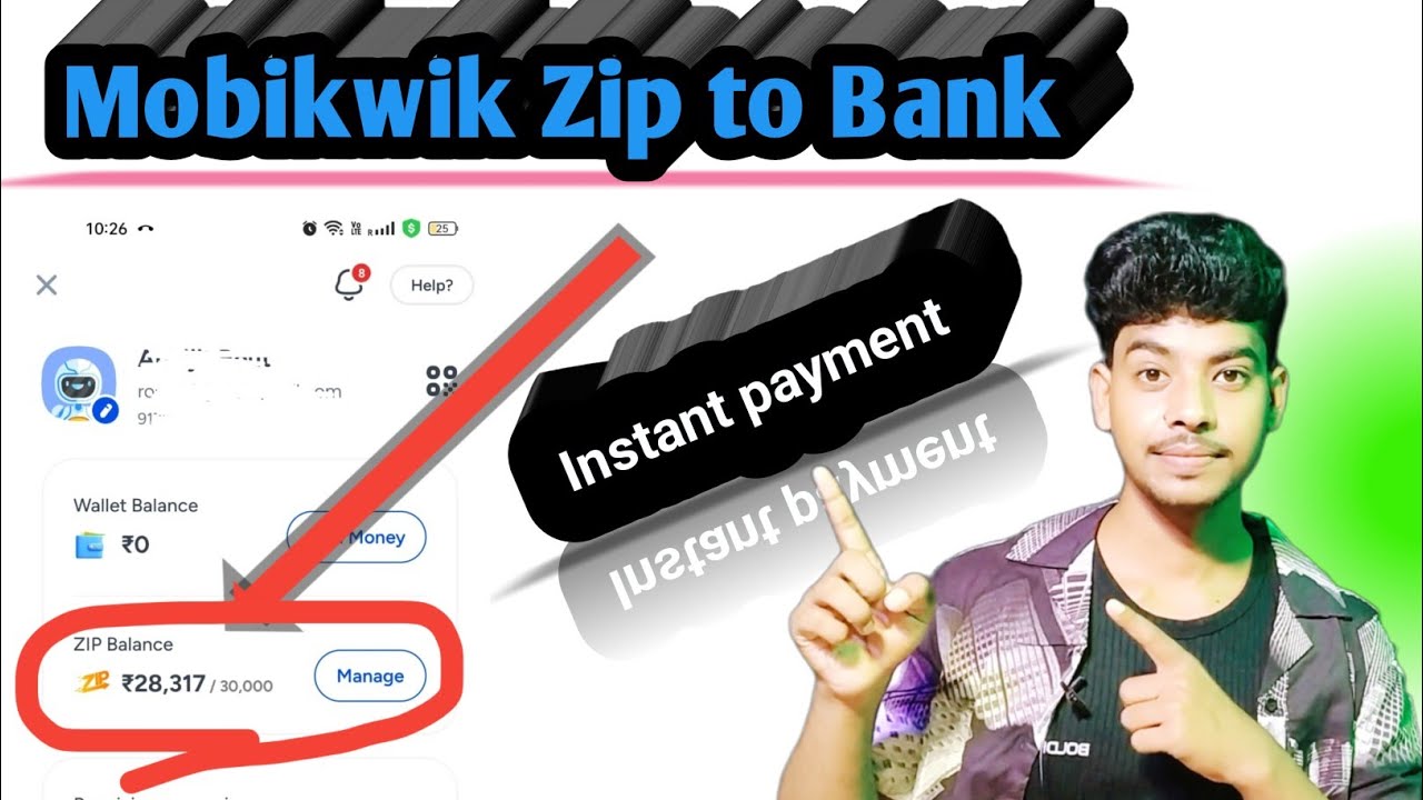 Mobikwik Zip to Bank /// How to transfer Mobikwik Zip balance to bank account