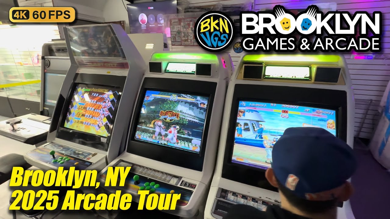 Brooklyn Games & Arcade (Brooklyn NY), new January 2025 arcade tour, full 4K walkthrough