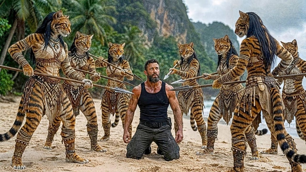 The Female Feline Tribe Captured Me on a Secret Mission to the Hidden Island and Demanded My DNA
