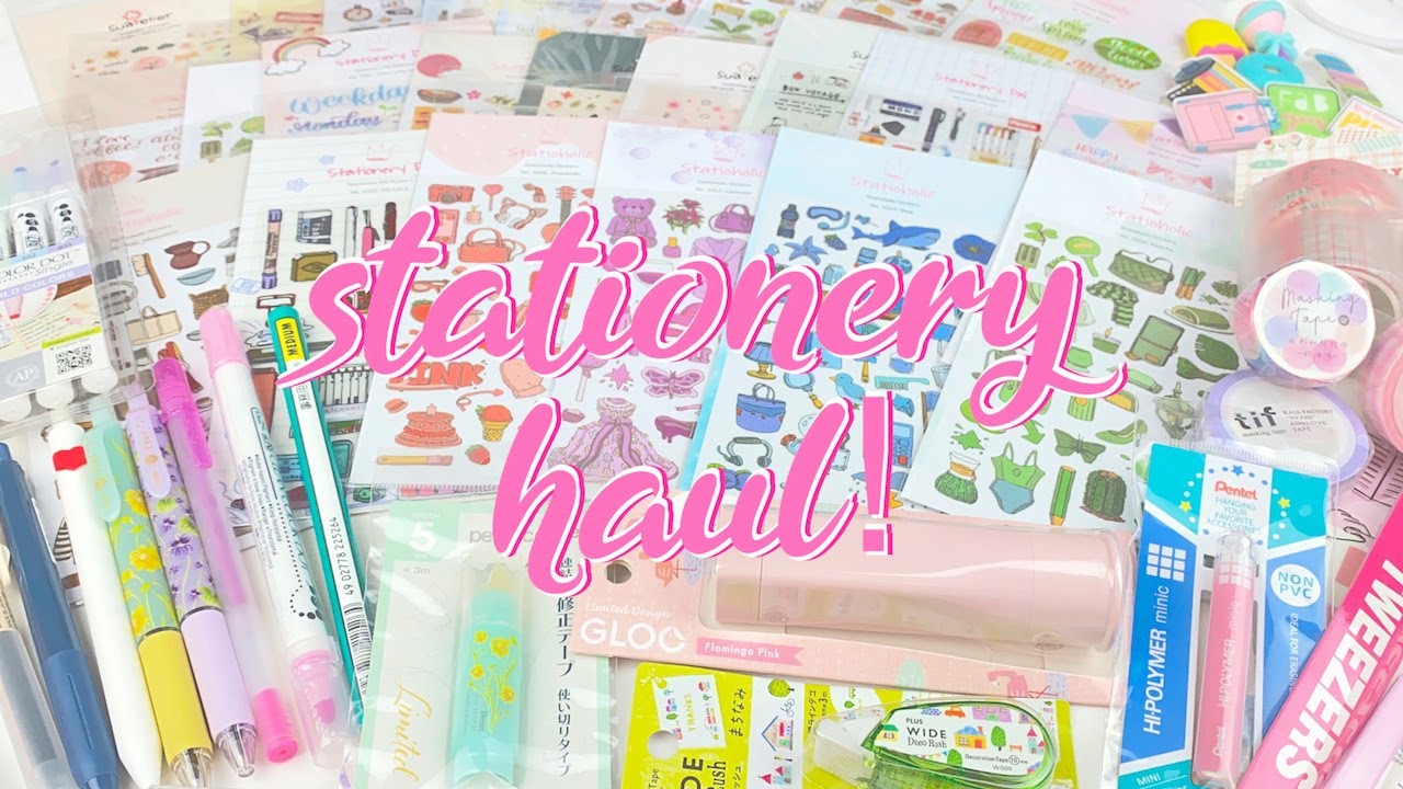 HUGE STATIONERY HAUL! ✨ | Stickers, Pens, Washi + More | Stationery Pal Haul ♡