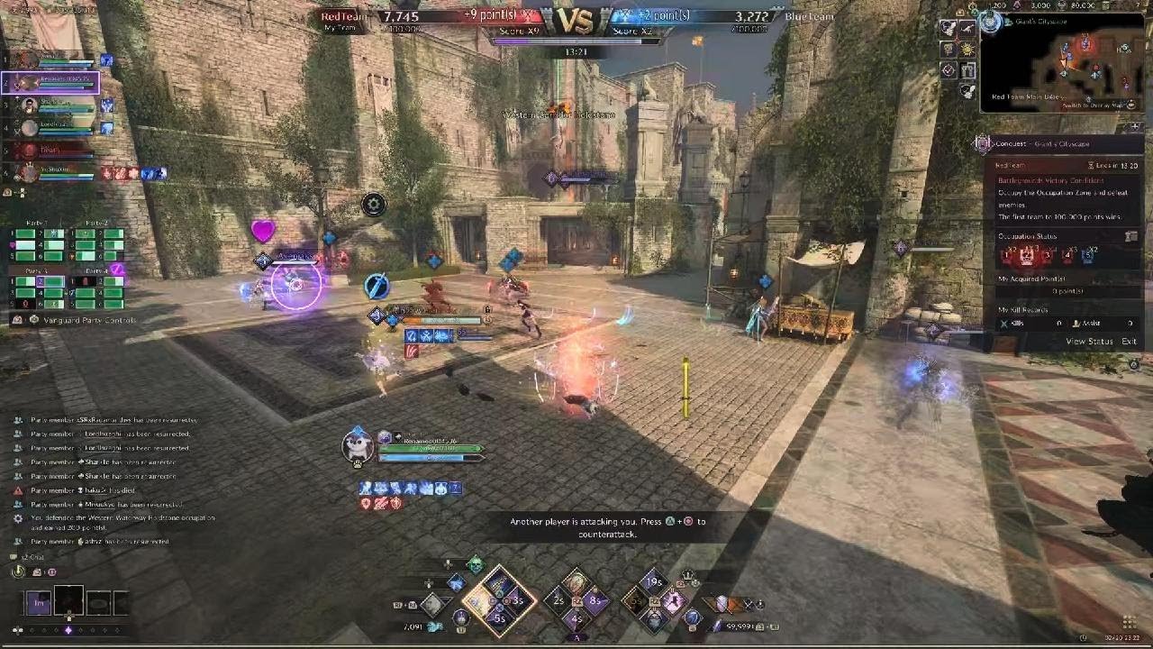 This berserker in Throne and Liberty has tunnel vision