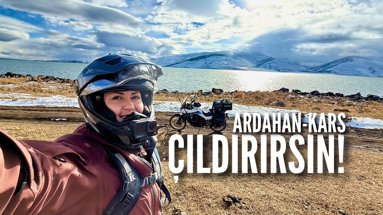 ÇILDIR GÖLÜ DONDURDU! Ardahan’dan Kars’a / Tek Kadın Tek Motor 81 İl Türkiye Bölüm 163