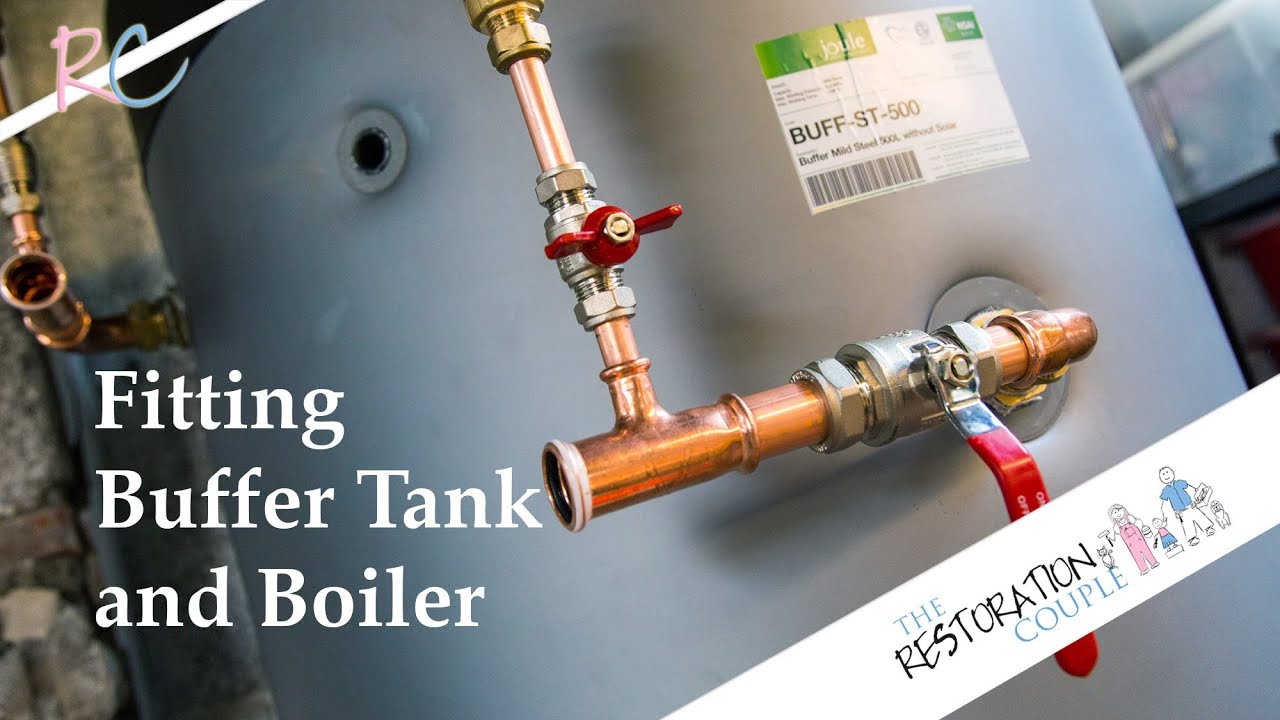 Biomass Boiler Installation 4.0 | Fitting Buffer Tank & Lifting the Boiler