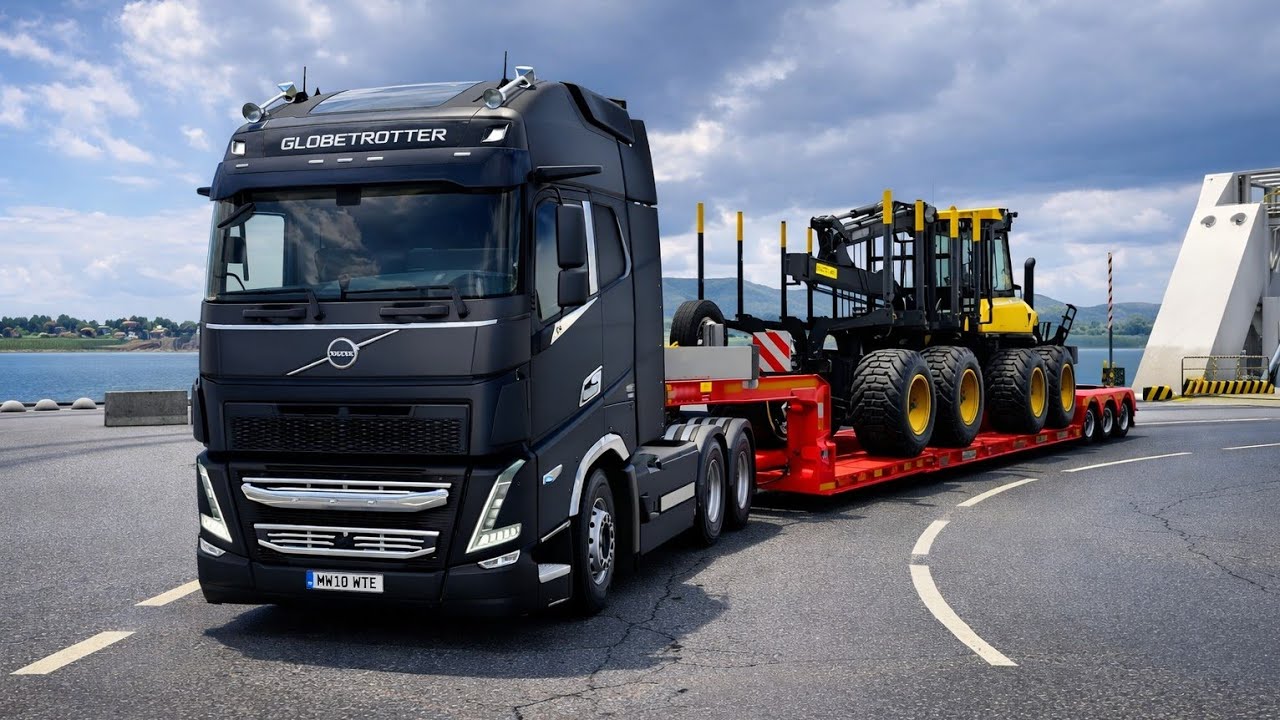 Volvo FH Hauling Forwarder From UK to Spain | Euro Truck Simulator 2