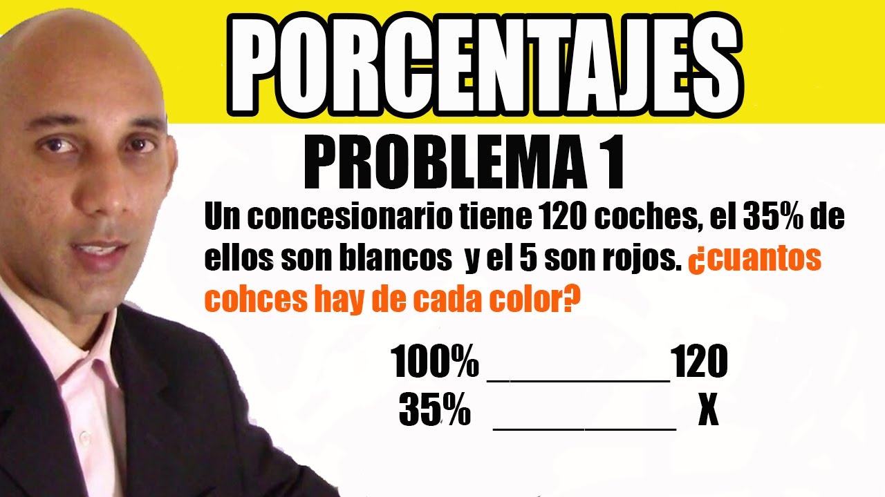 PORCENTAJES - Como calcular porcentajes - Problema Nro 1