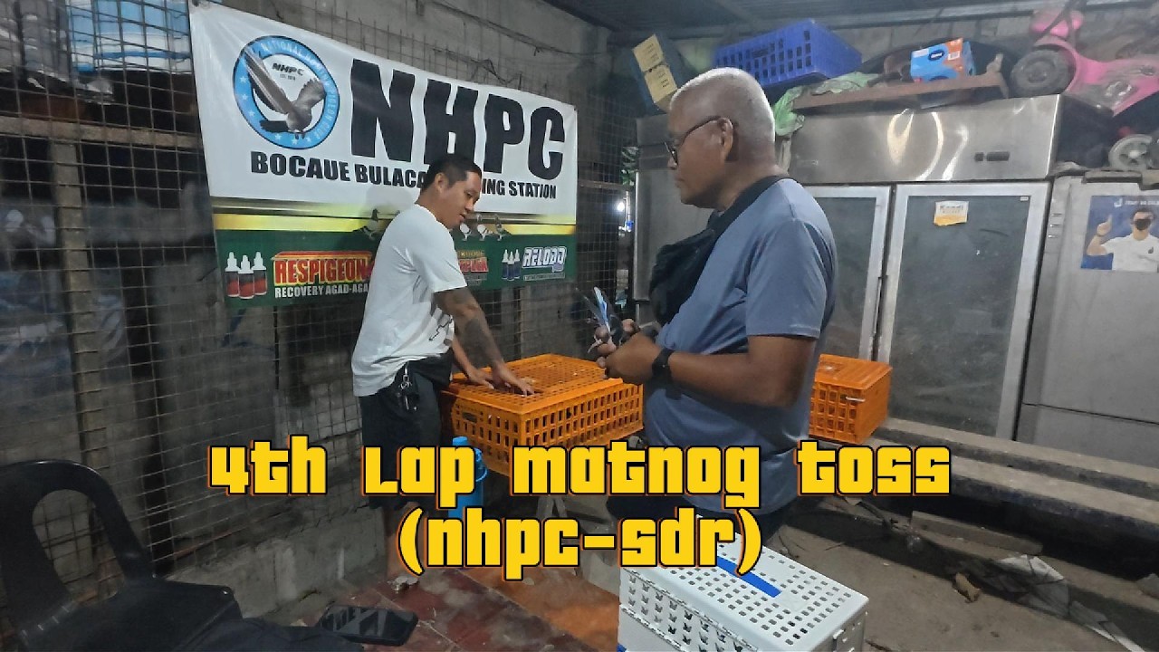 Fourth Lap na tayo ng NHPC-SDR at ngayon ay Matnog Toss na! 💪🐦