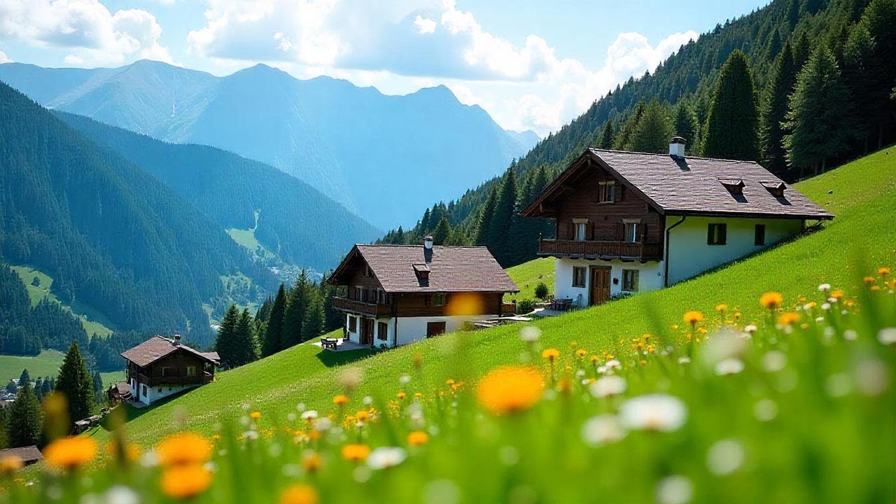 Encanto Alpino: Hermosa Música piano inspiracional | Bellos Escenarios de las montañas de Suiza