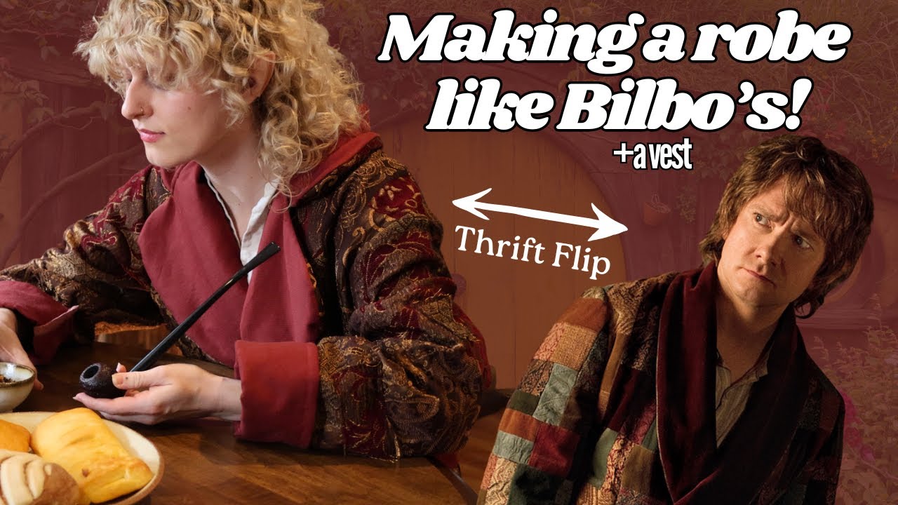 sewing a Hobbit robe! + an exciting LOTR LARP announcement ✨