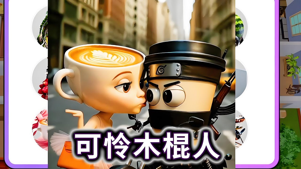 可怜木棍人，心爱的咖啡小姐和别人跑了#小游戏#木棍人#山海经【妮可游戏丫】