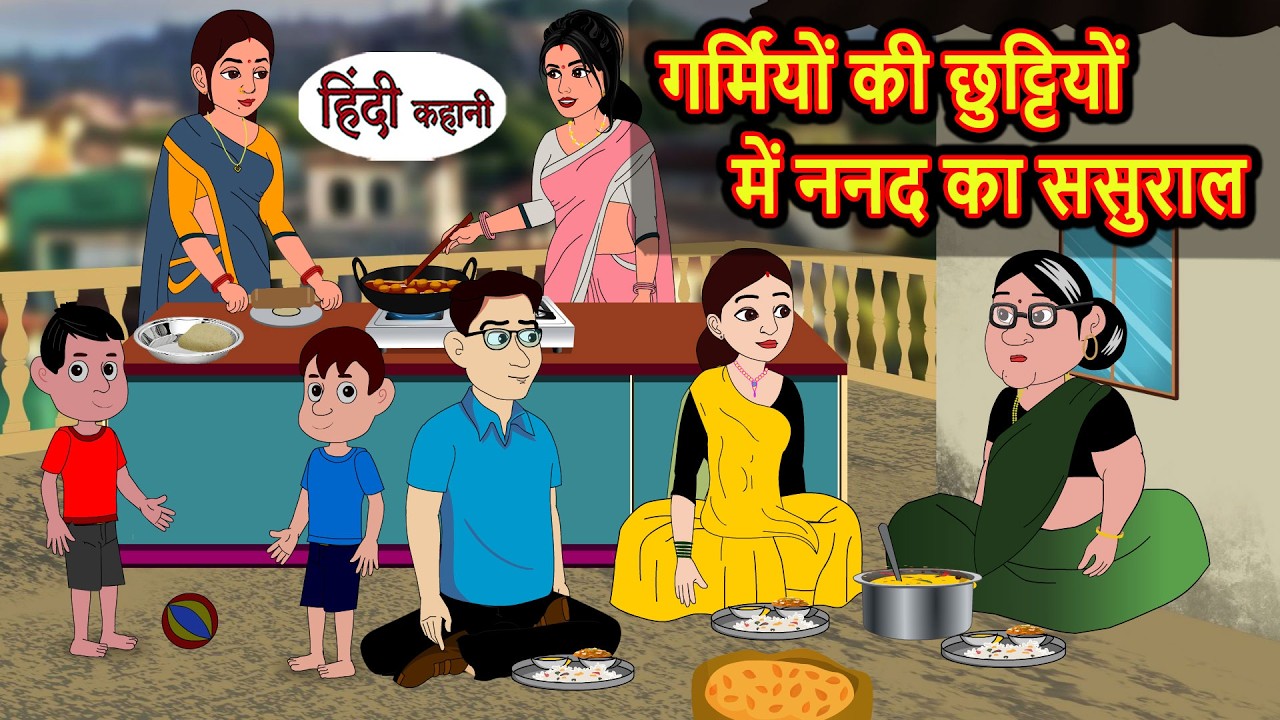 गर्मियों की छुट्टियों में ननद का ससुराल | Bedtime Stories | Fairy Tales | Kahani | Stories in Hindi