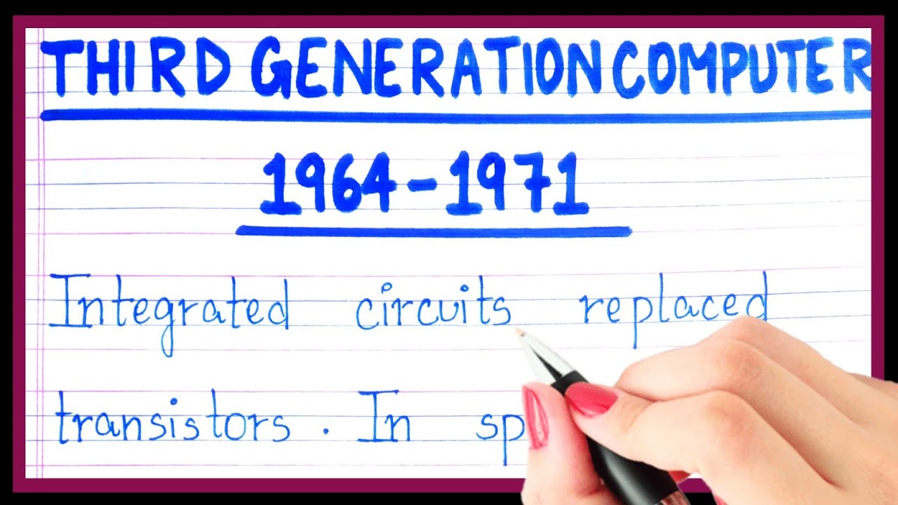 Третье поколение компьютеров | Определение третьего поколения компьютеров | Поколение компьютеров