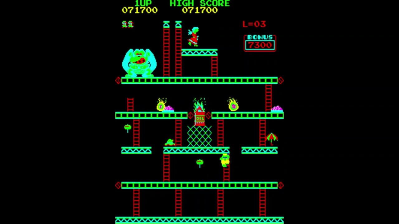 Crazy Kong  (Scramble Hardware) [ckongs] 154,200