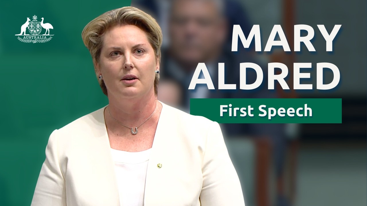 First Speech -  Mary Aldred MP | Member for Monash VIC