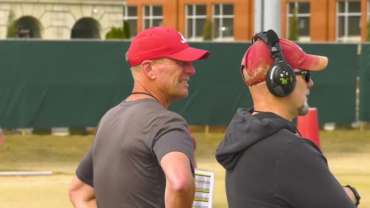 Alabama Football: Sights from Rose Bowl Practice