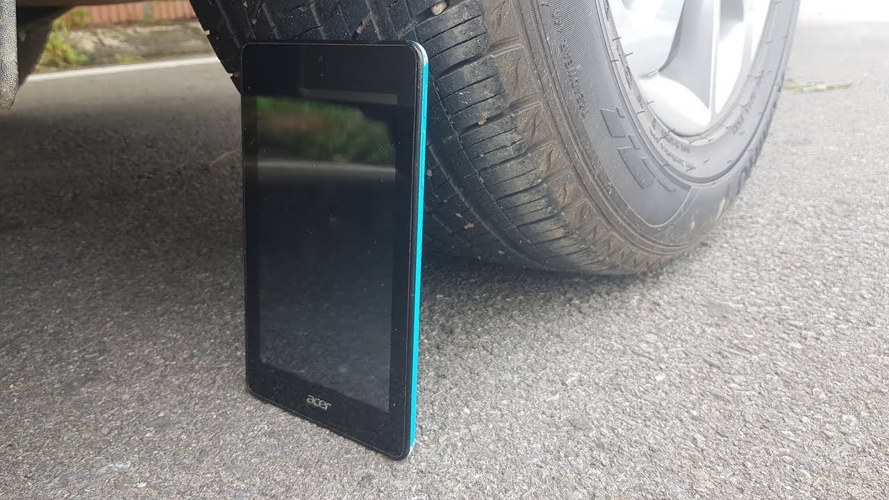 Crushing Crunchy & Soft Things by Car! EXPERIMENT: CAR vs Tablet