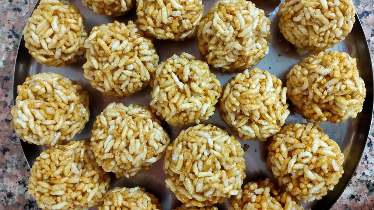 Murmure Ke Laddu | Puffed Rice Laddu | मुरमुरे गुड के लड्डू | 5 Min Recipe | Easy & Healthy 