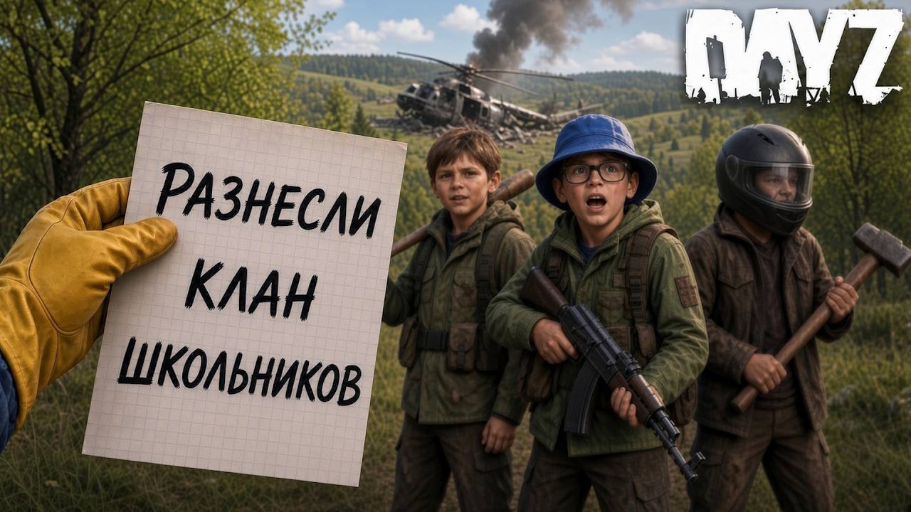 Противостояние клану ШКОЛЬНИКОВ ! Огромная ЛЕСНАЯ баз - DayZ