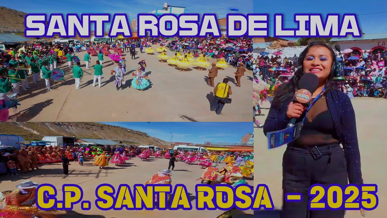 GRAN CONCURSO DE TRAJE DE LUCES FESTIVIDAD SANTA ROSA DE LIMA - C.P  SANTA ROSA EN VIVO 2025