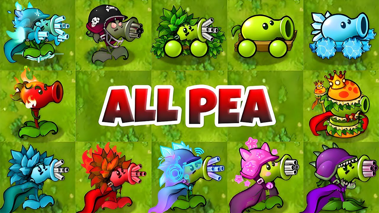 PVZ Hybrid 3.14 Challenge - All Pea Plants Hybrid vs Zomboni Gargantuar - Who Will Win?