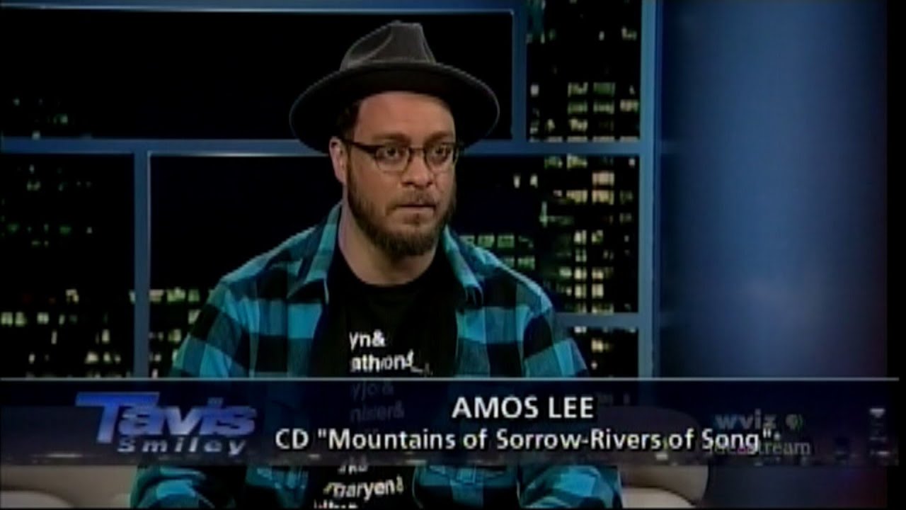 Amos Lee - interview - Tavis Smiley Show 4/3/14 HQ stereo Papa Jazz record store